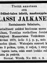 Record image of Lars Pettersson Jalkanen