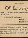 Record image of Olli Eino Matinpoika Tuntematon