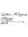 Record image of CAROLINE Philippine Kuhlmann (geb. Wöbking)