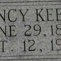 Record image of Nancy Ella Keen (born Sevier)