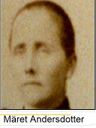 Record image of Märet Olofsson (born Andersdotter)