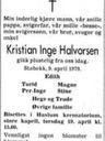 Record image of Kristian Inge Halvorsen
