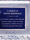 Record image of Sarah L McDonald (born Tindall)
