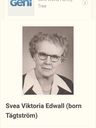 Record image of Svea Viktoria Edwall