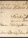 Record image of Brita Jonasdotter "Menander" Widbom (o.s. Mennander)