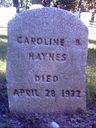 Record image of Caroline Henley, then Moss, then Arnold, then Brown, then Haynes (nacida Watson)