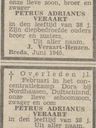 Record image of Petrus Adrianus Veraart