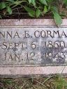 Record image of Anna Elizabeth Cormann (born Sherbondy)