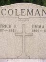 Record image of Patrick Francis "Frank" Coleman