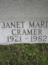 Record image of Janet Marie Cramer (born Schade)