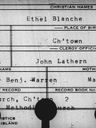 Record image of Ethel 'Blanche' Chappell (geb. WARREN)