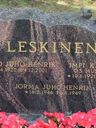 Record image of Impi Kaarina Leskinen (born Mustonen)