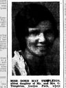 Record image of Doris May Johnston (born Templeton)