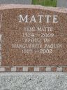 Record image of Marguerite Matte (born Paquin)