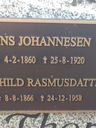 Record image of Ragnhild Johannessen Hvamshaugen, Jensen (born Rasmusdotter Andersen)