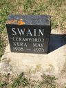 Record image of Vera Mae Swain (født Crawford)