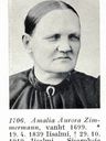Record image of Amalia Aurora Dahlström (born Zimmerman)