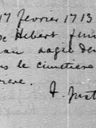 Record image of Françoise (1*) Niquet dit Monty (born Lemoine)