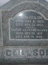 Record image of Sarah Coulson (born Lefevre)