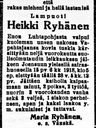 Record image of Johan Heikki Juhonpoika Ryhänen