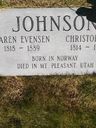Record image of Maren Johnsen (born Evensdatter)