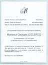 Record image of Georges LECLERCQ