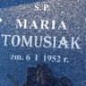 Maria TOMUSIAK (née RZESZUT)