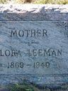Record image of Flora E Leeman (born Spaulding)