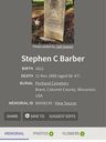 Record image of Stephen C Barber