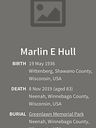 Record image of Marlin Eugene Hull