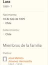 Record image of Maria Felisa (maría Felix) Jimenez Lara