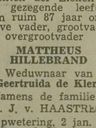 Record image of Mattheus (Teeuwis) Hillebrand