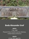 Record image of Bodo Alexander Graf
