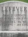 Record image of Elizabeth Landis LeFEVRE (born Kreider)