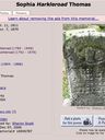Record image of Sophia Thomas (o.s. Harkelroad or Harkleroad)