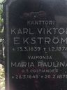 Record image of Maria Paulina Ekström (o.s. Costiander)