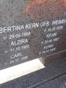Record image of Albertine Kern (born Weimer)