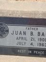 Record image of Juan Bautista Baca