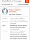 Record image of Antonia Martinez Hernandez