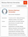 Record image of Mariano Martinez Hernandez