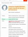 Record image of Joaquina Angela Martinez (born Serrano Francisco)