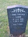 Record image of Anna Dortea Lien. (o.s. Wik)
