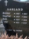 Record image of Dagfrid Aasland. (born Paulsen)