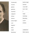 Record image of Karoline Bucher (born Vogel)