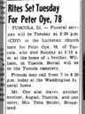 Record image of Peter Oye