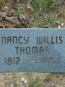 Record image of Nancy Collis Thomas (born Willis)