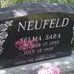 Record image of Selma Sara Neufeld (born Regehr)