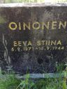 Record image of Eeva Stina Paavontytär Ryynänen (born Oinonen)