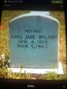 Record image of Anna Jane Wilson (born Mise Myers)