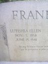 Record image of ELLEN LOUISE FRANKLIN (rozená WALLEN)